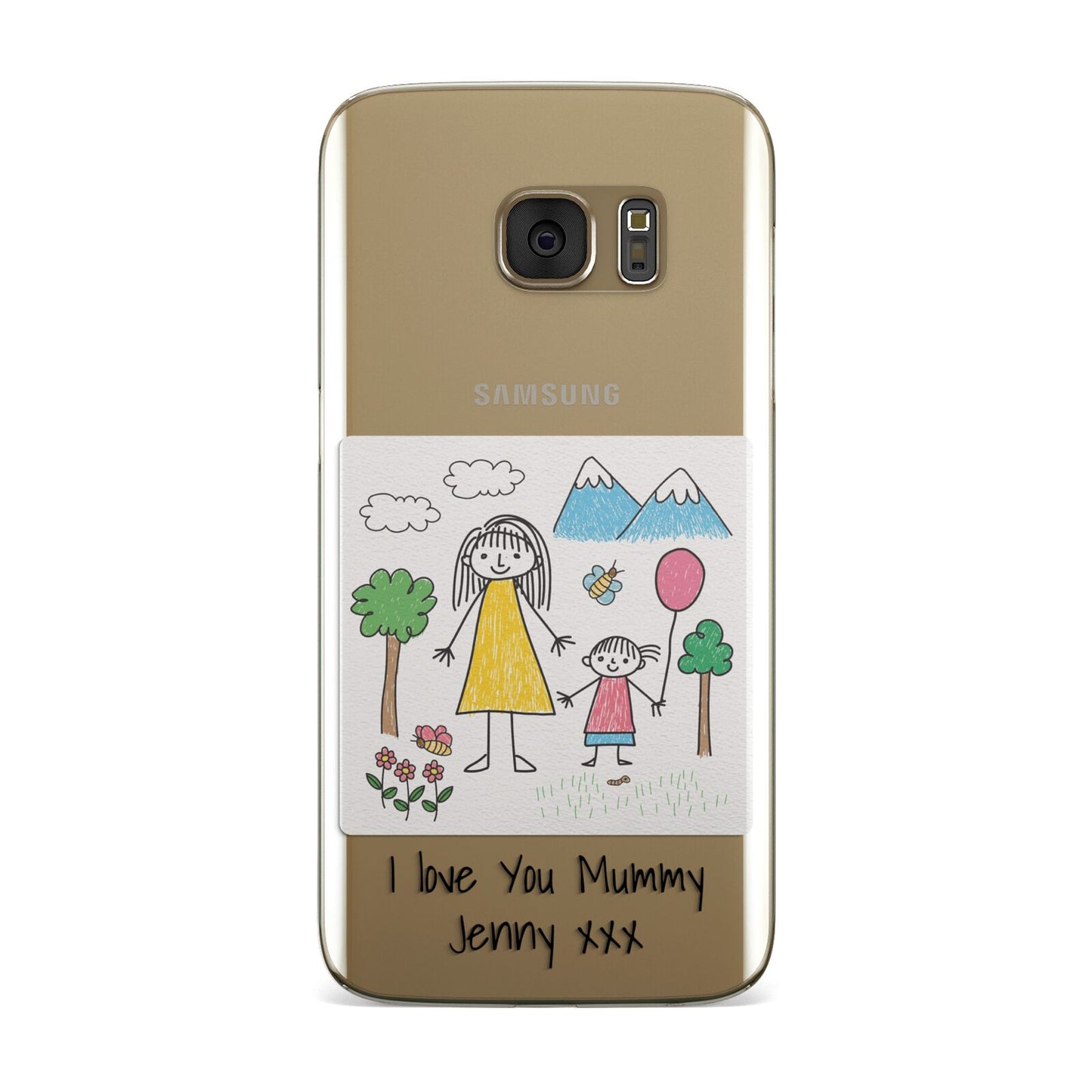 Personalised Kids Drawing Upload Samsung Galaxy Case