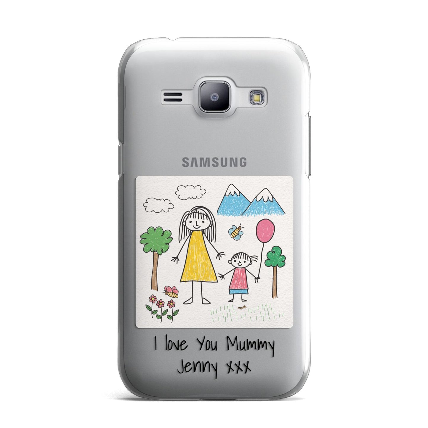 Personalised Kids Drawing Upload Samsung Galaxy J1 2015 Case