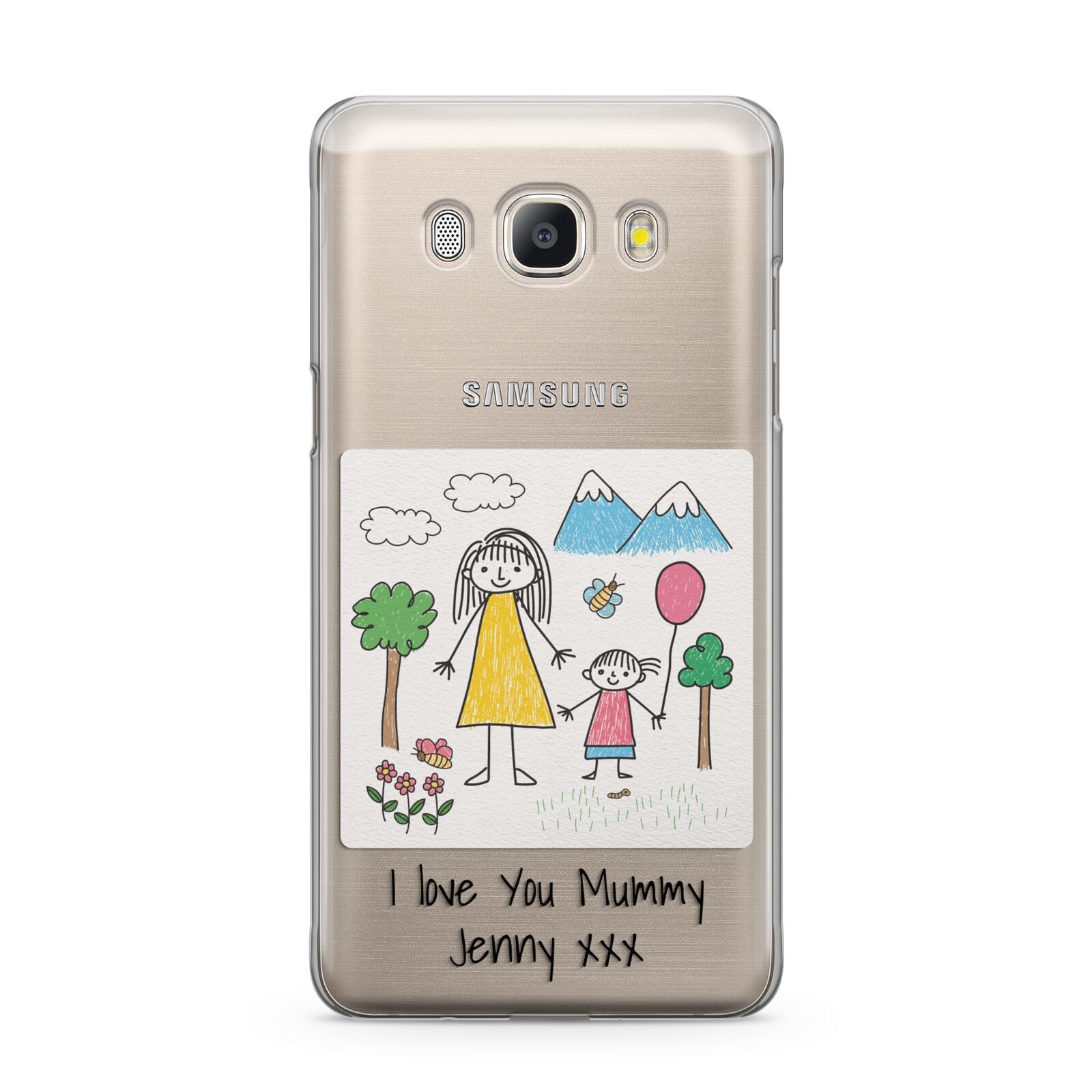 Personalised Kids Drawing Upload Samsung Galaxy J5 2016 Case