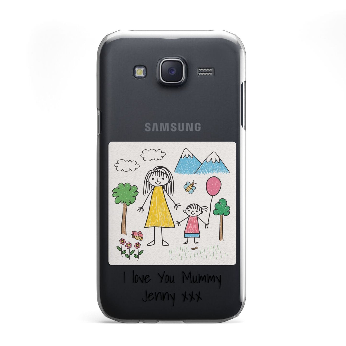 Personalised Kids Drawing Upload Samsung Galaxy J5 Case