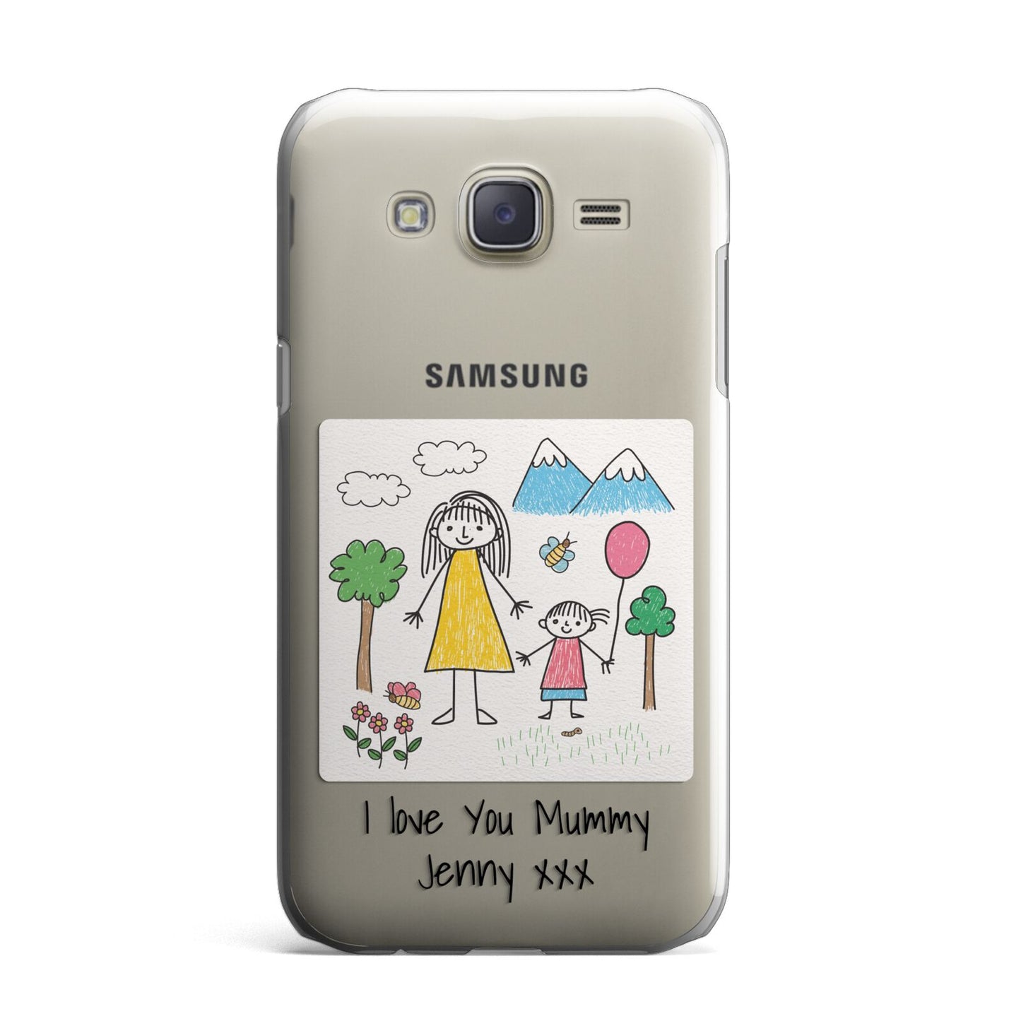 Personalised Kids Drawing Upload Samsung Galaxy J7 Case