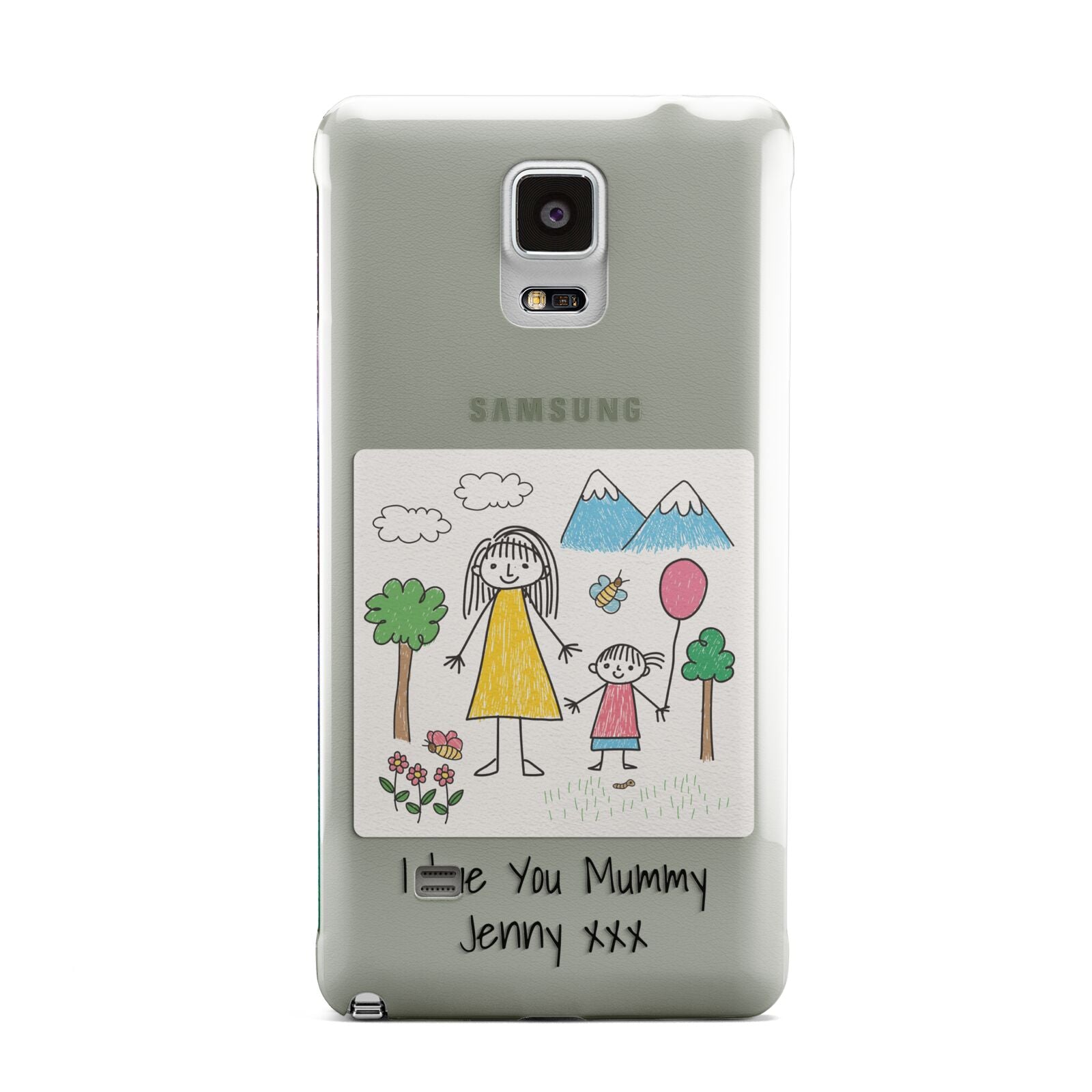 Personalised Kids Drawing Upload Samsung Galaxy Note 4 Case