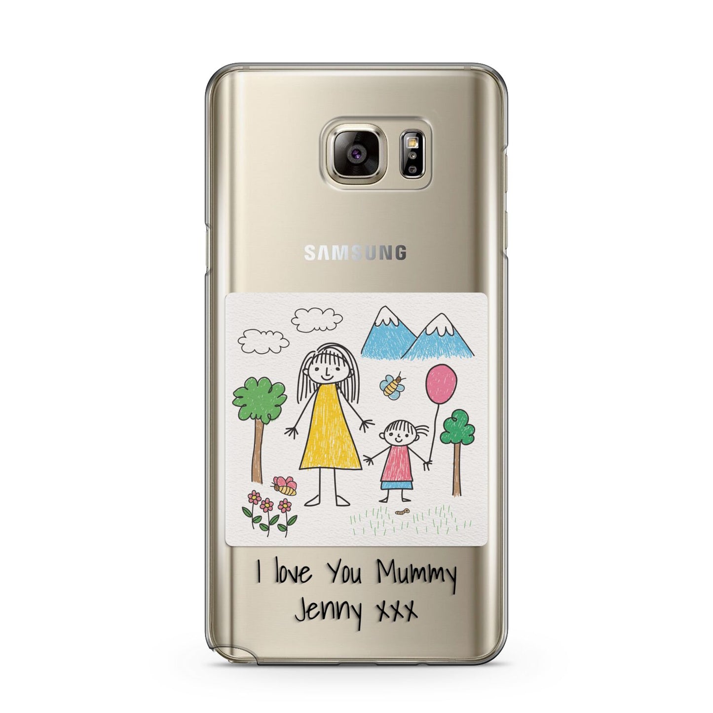 Personalised Kids Drawing Upload Samsung Galaxy Note 5 Case