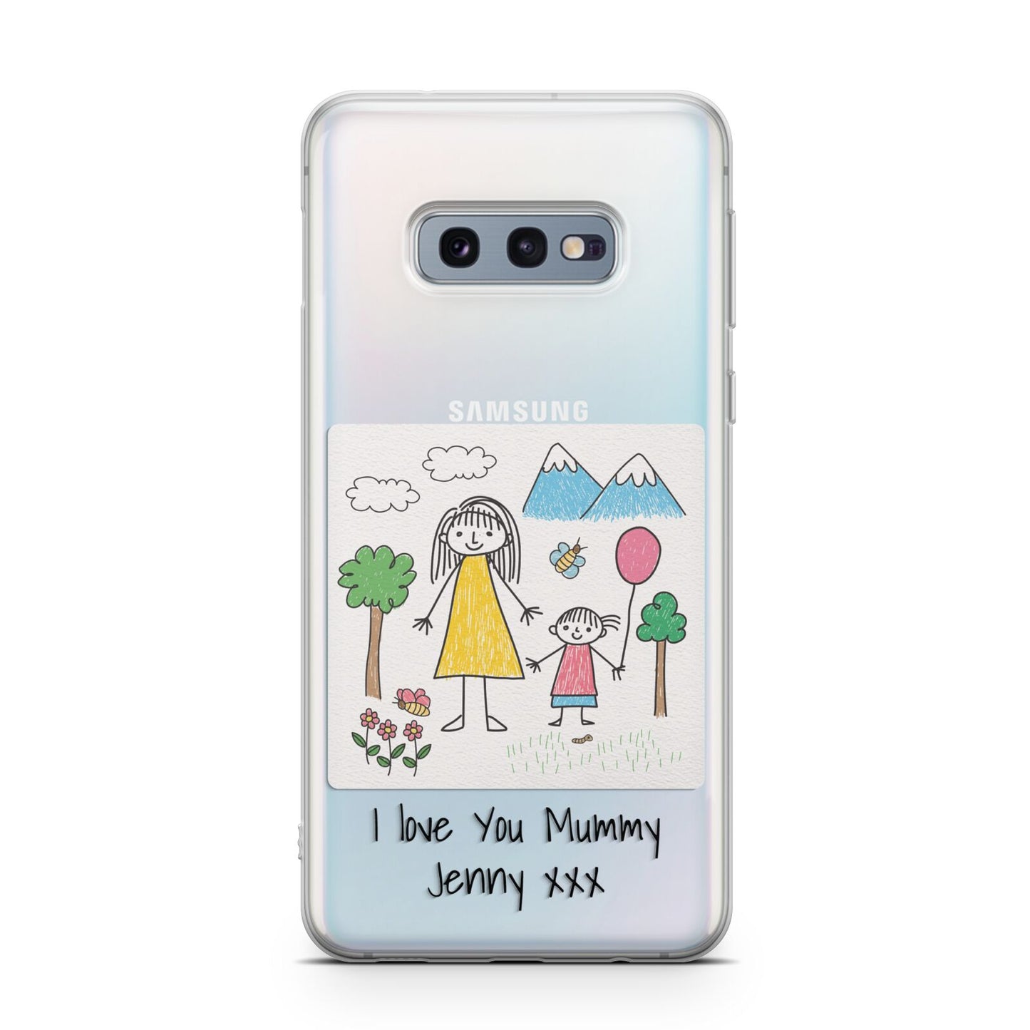 Personalised Kids Drawing Upload Samsung Galaxy S10E Case