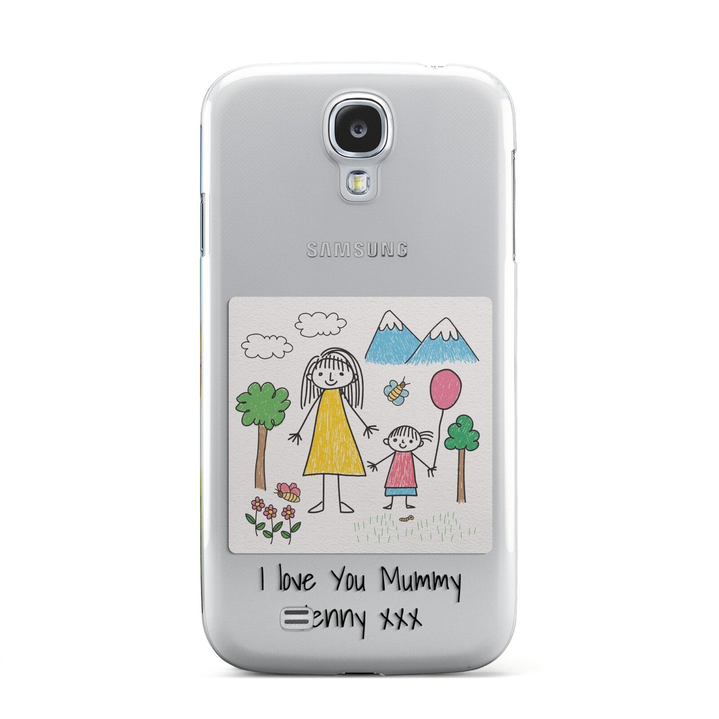 Personalised Kids Drawing Upload Samsung Galaxy S4 Case