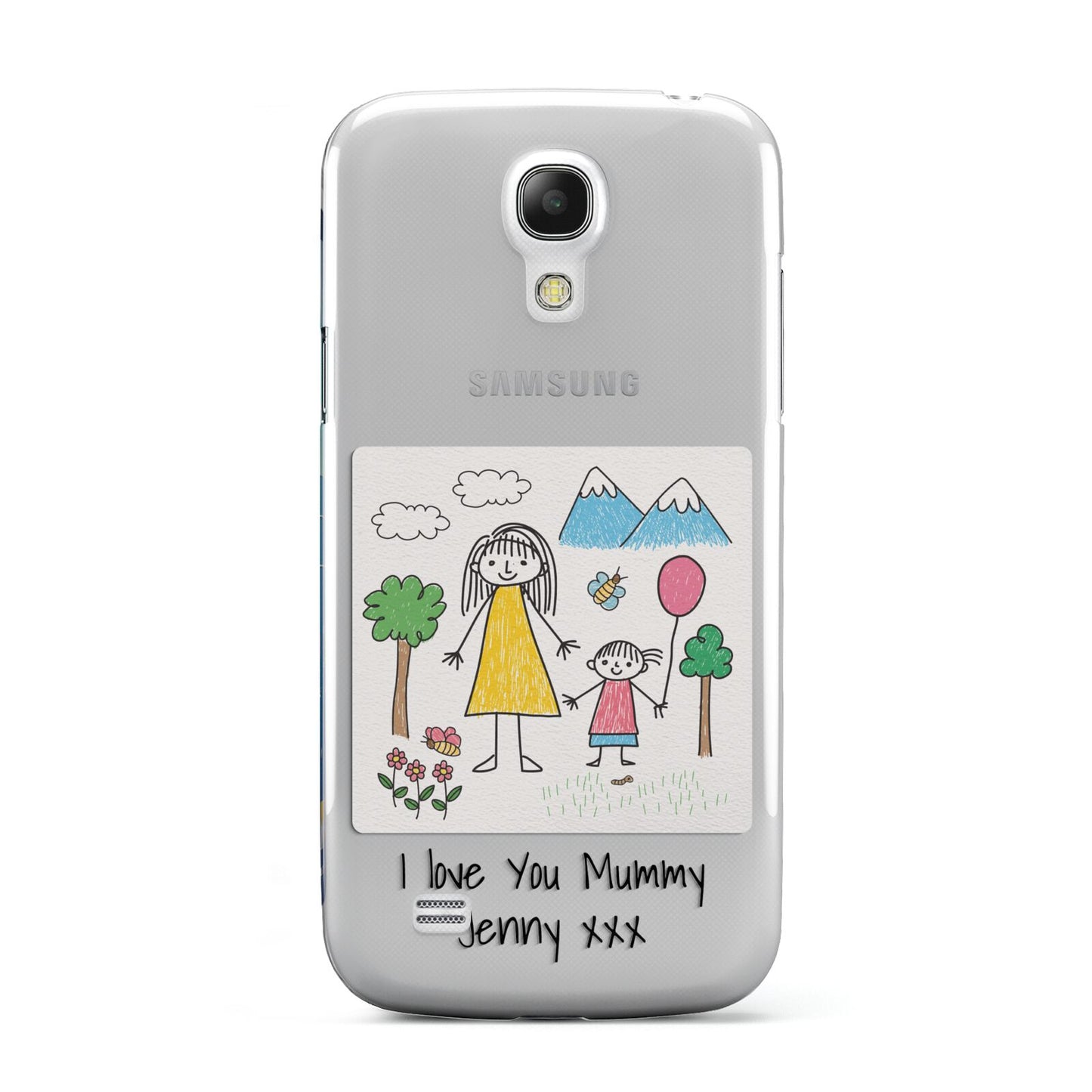 Personalised Kids Drawing Upload Samsung Galaxy S4 Mini Case