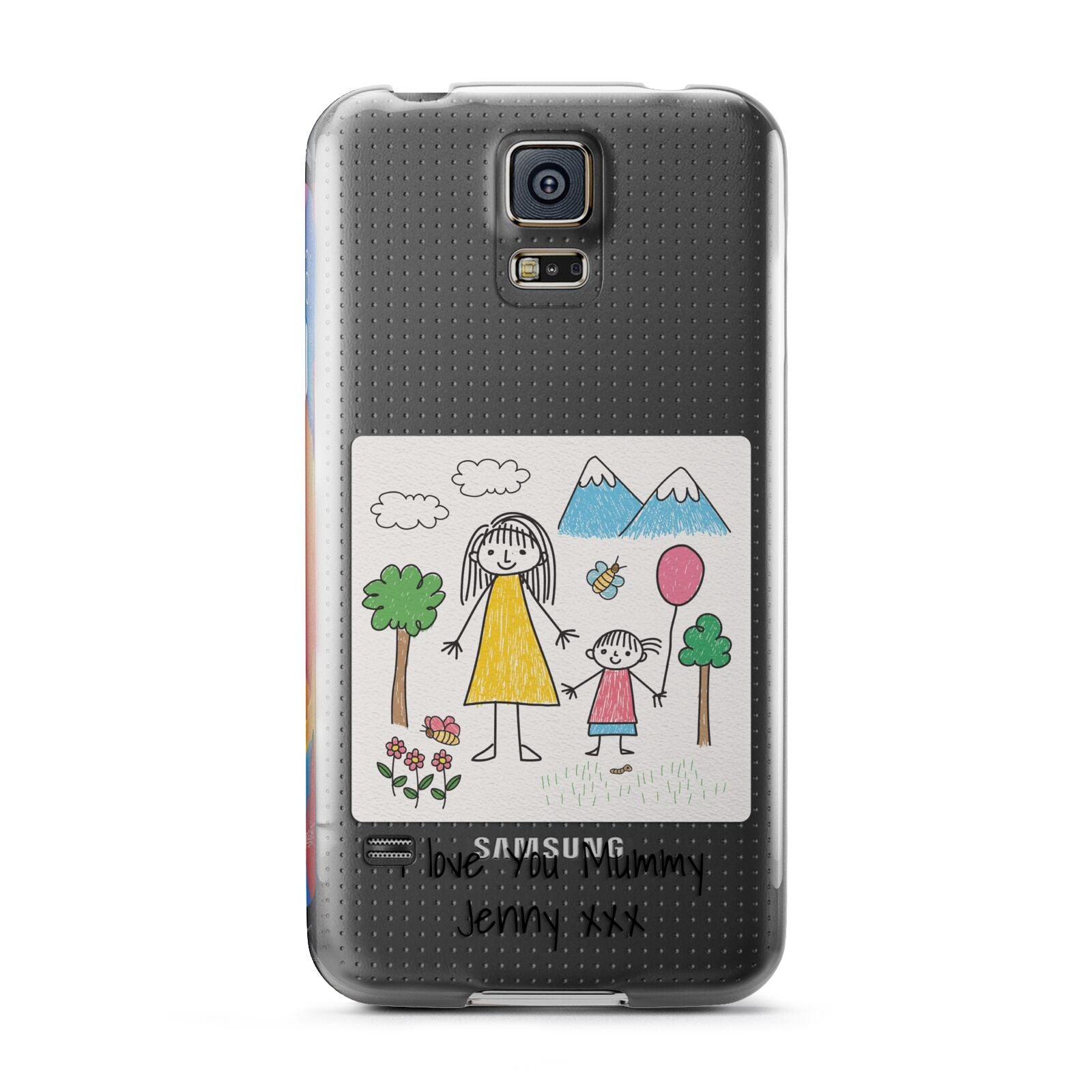 Personalised Kids Drawing Upload Samsung Galaxy S5 Case