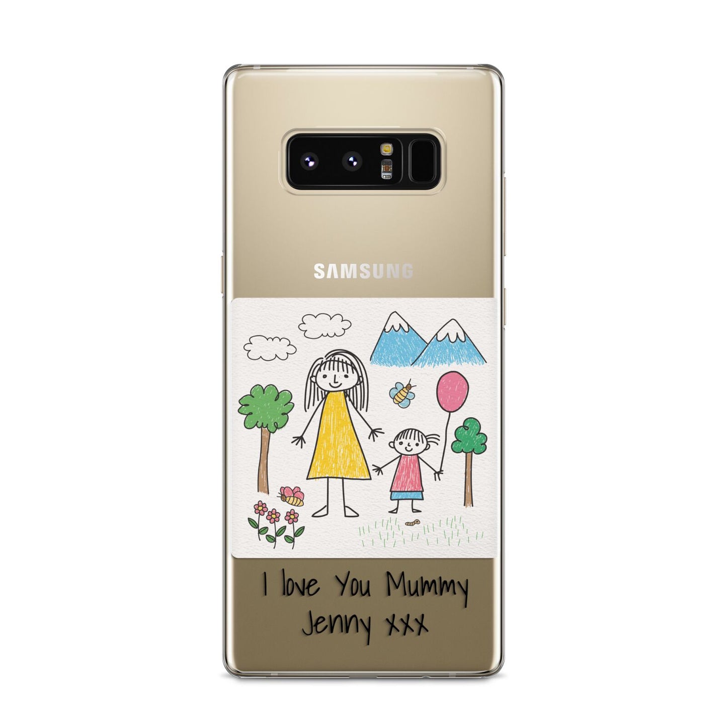 Personalised Kids Drawing Upload Samsung Galaxy S8 Case