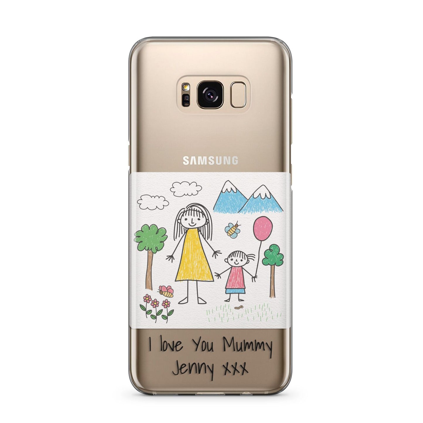 Personalised Kids Drawing Upload Samsung Galaxy S8 Plus Case