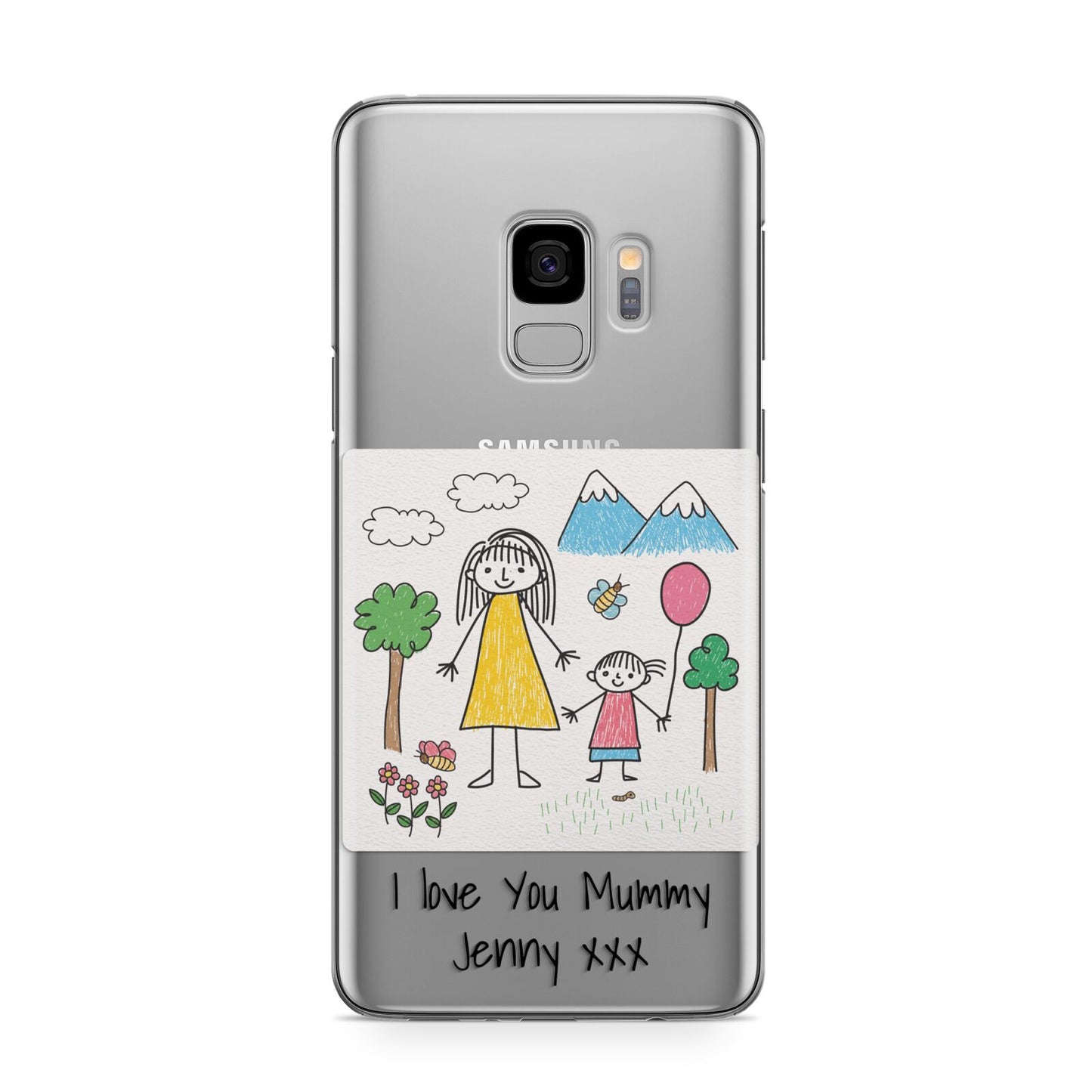 Personalised Kids Drawing Upload Samsung Galaxy S9 Case