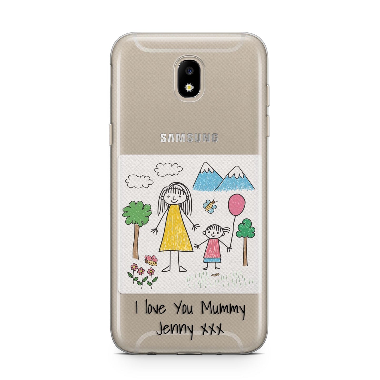 Personalised Kids Drawing Upload Samsung J5 2017 Case