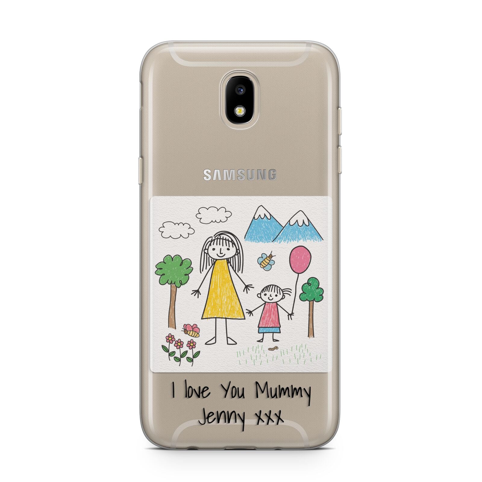 Personalised Kids Drawing Upload Samsung J5 2017 Case