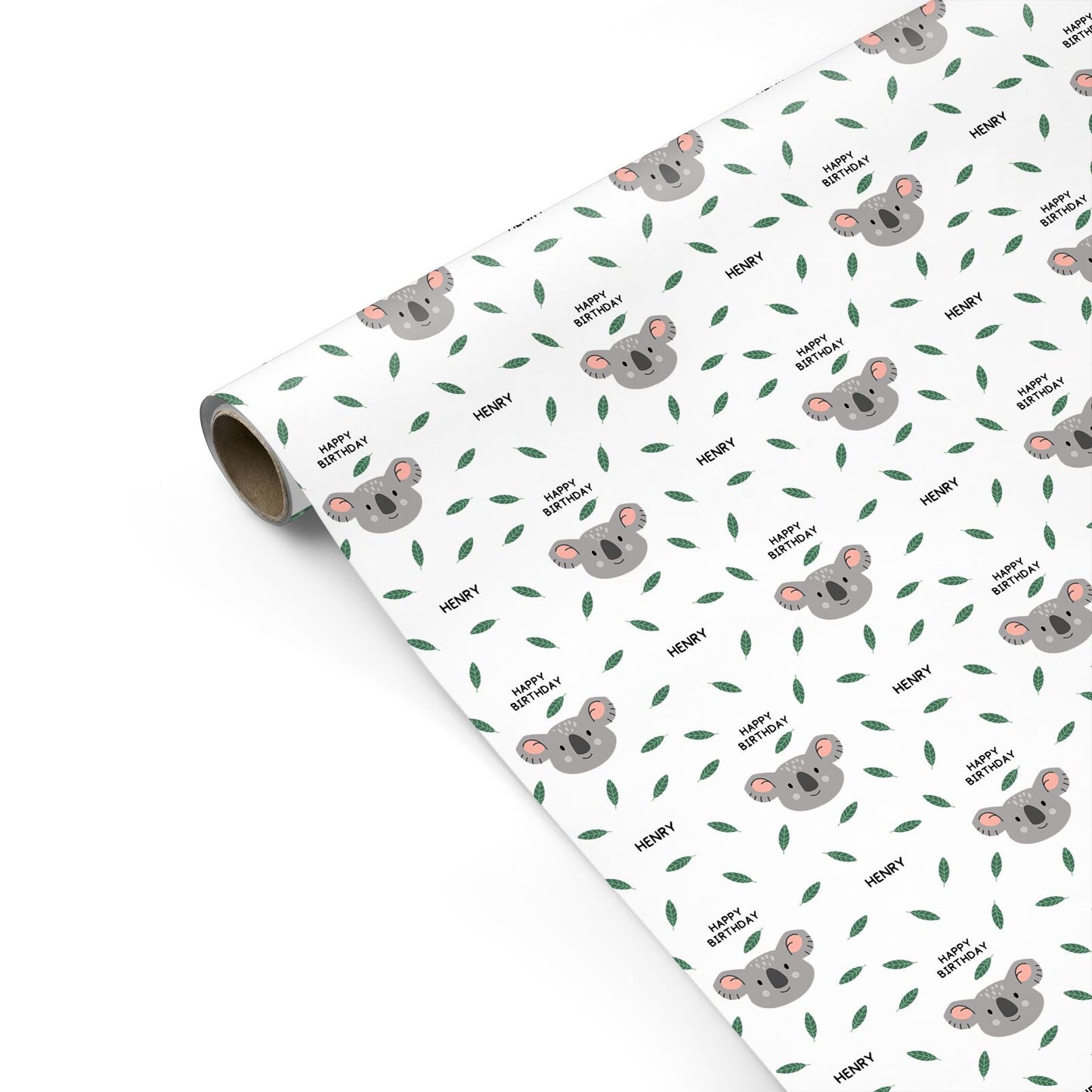 Personalised Koala Birthday Personalised Gift Wrap