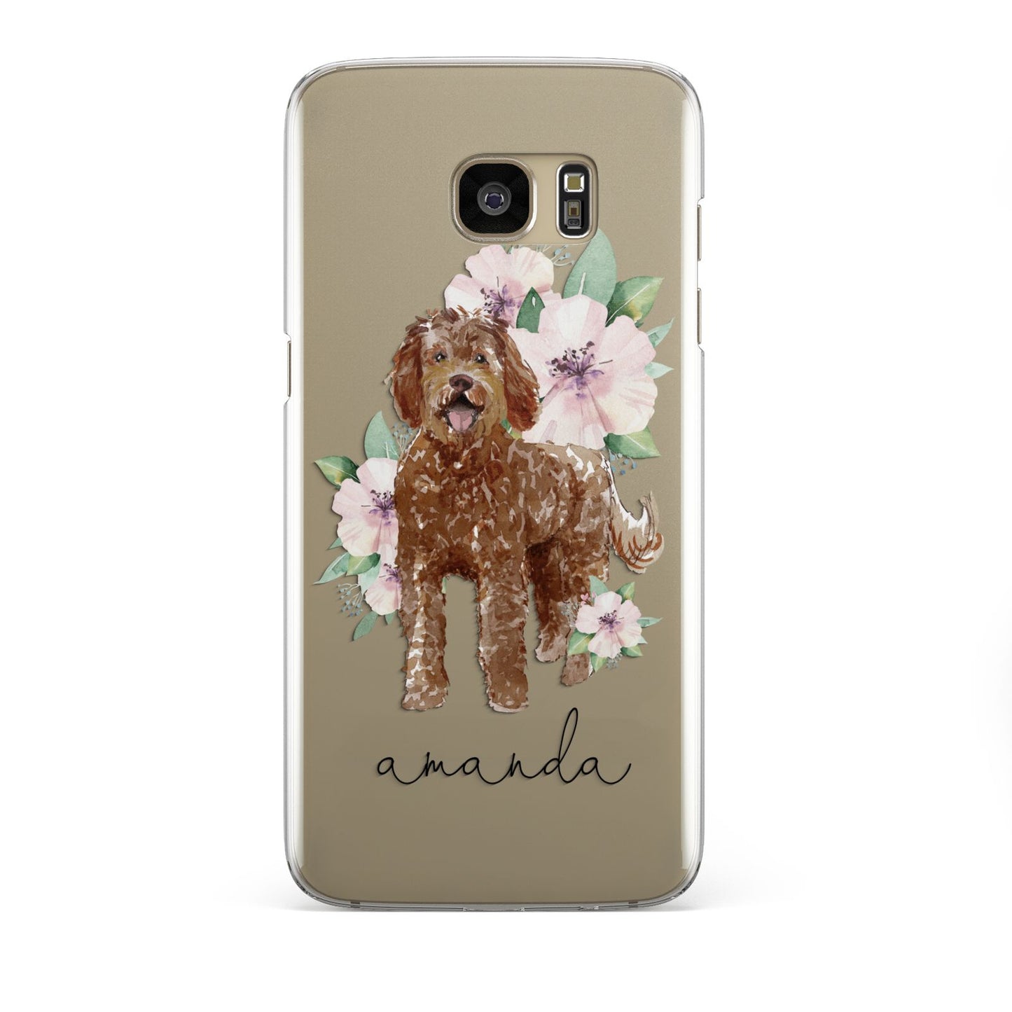 Personalised Labradoodle Samsung Galaxy S7 Edge Case