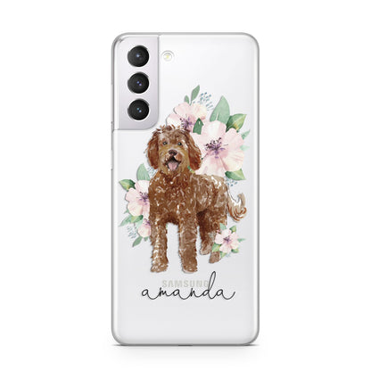 Personalised Labradoodle Samsung S21 Case