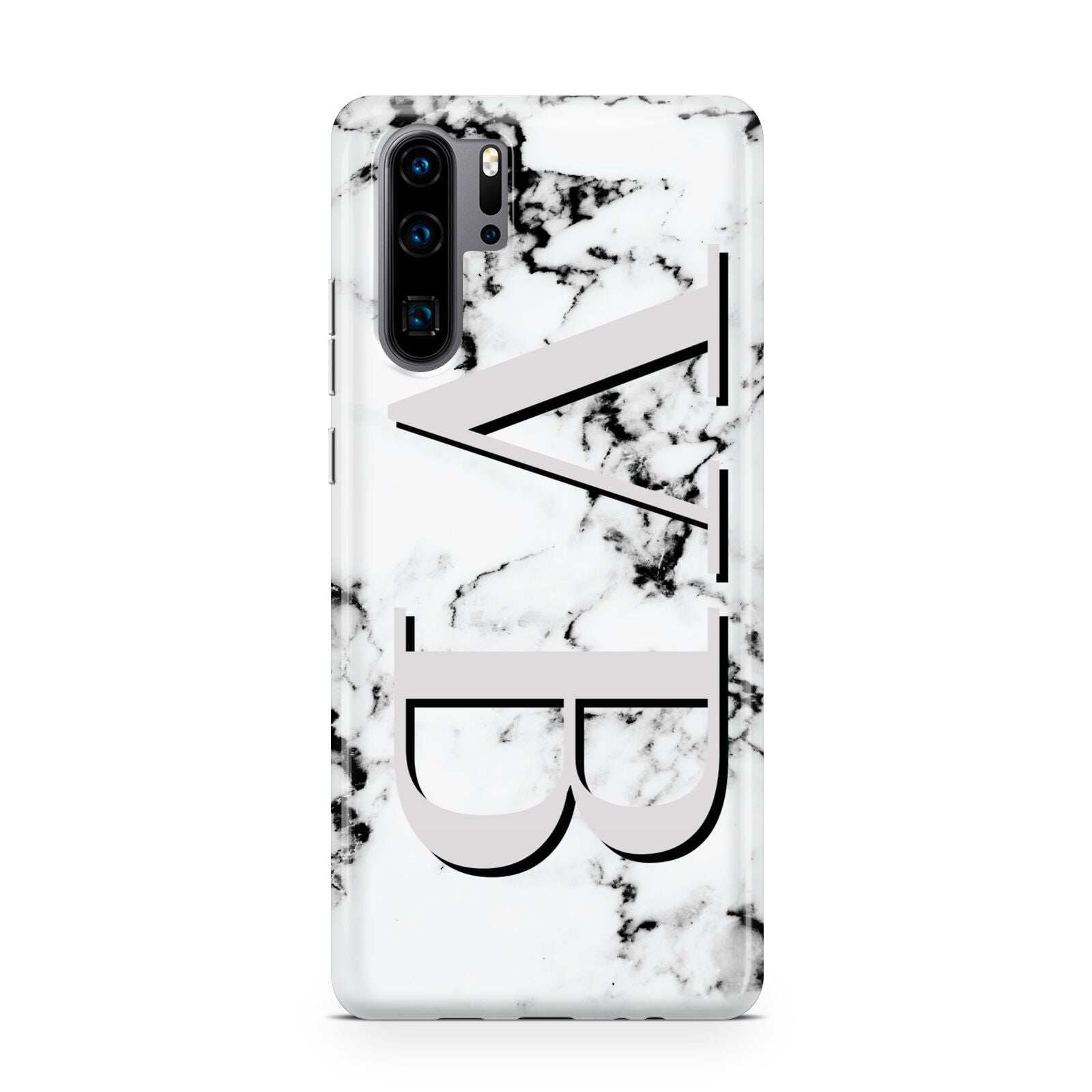 Personalised Landscape Initials With Marble Huawei P30 Pro Phone Case