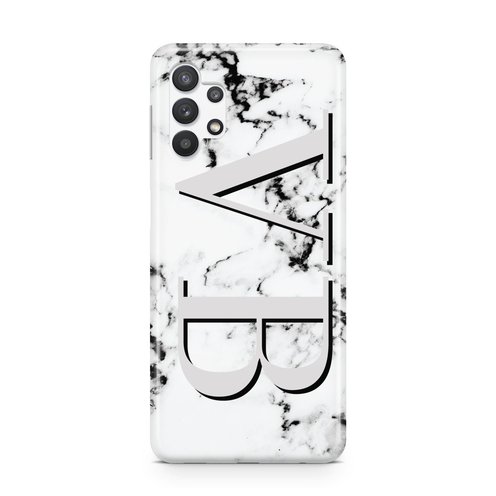 Personalised Landscape Initials With Marble Samsung A32 5G Case