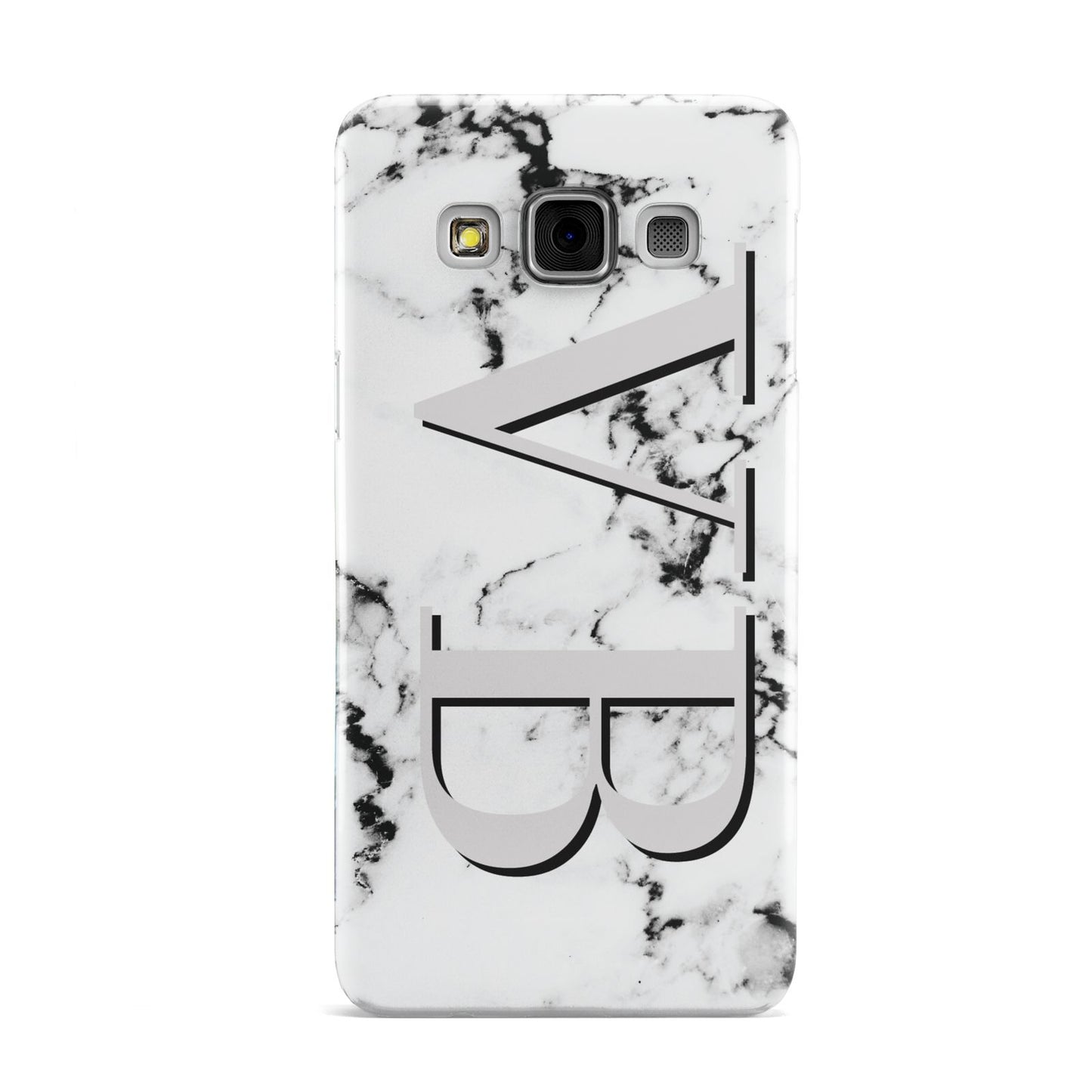 Personalised Landscape Initials With Marble Samsung Galaxy A3 Case