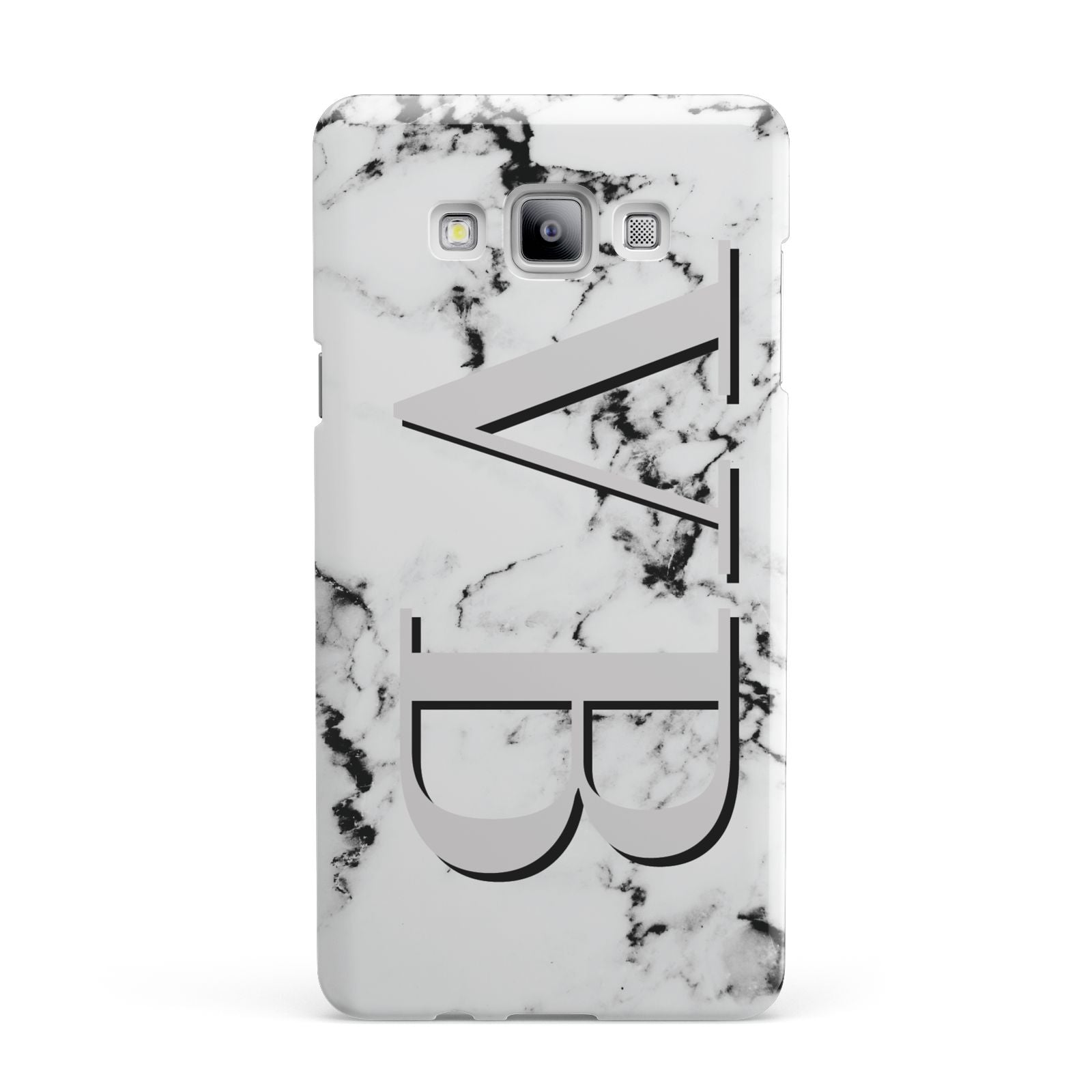 Personalised Landscape Initials With Marble Samsung Galaxy A7 2015 Case