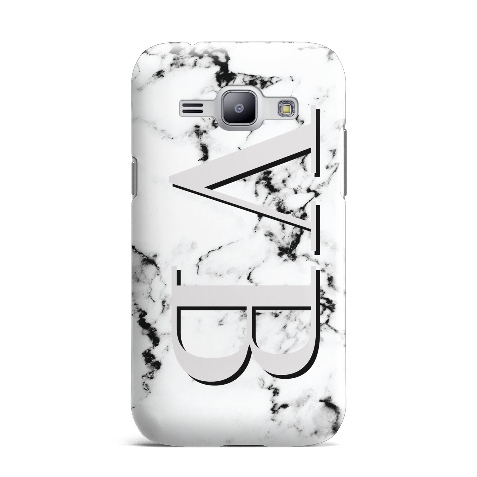 Personalised Landscape Initials With Marble Samsung Galaxy J1 2015 Case