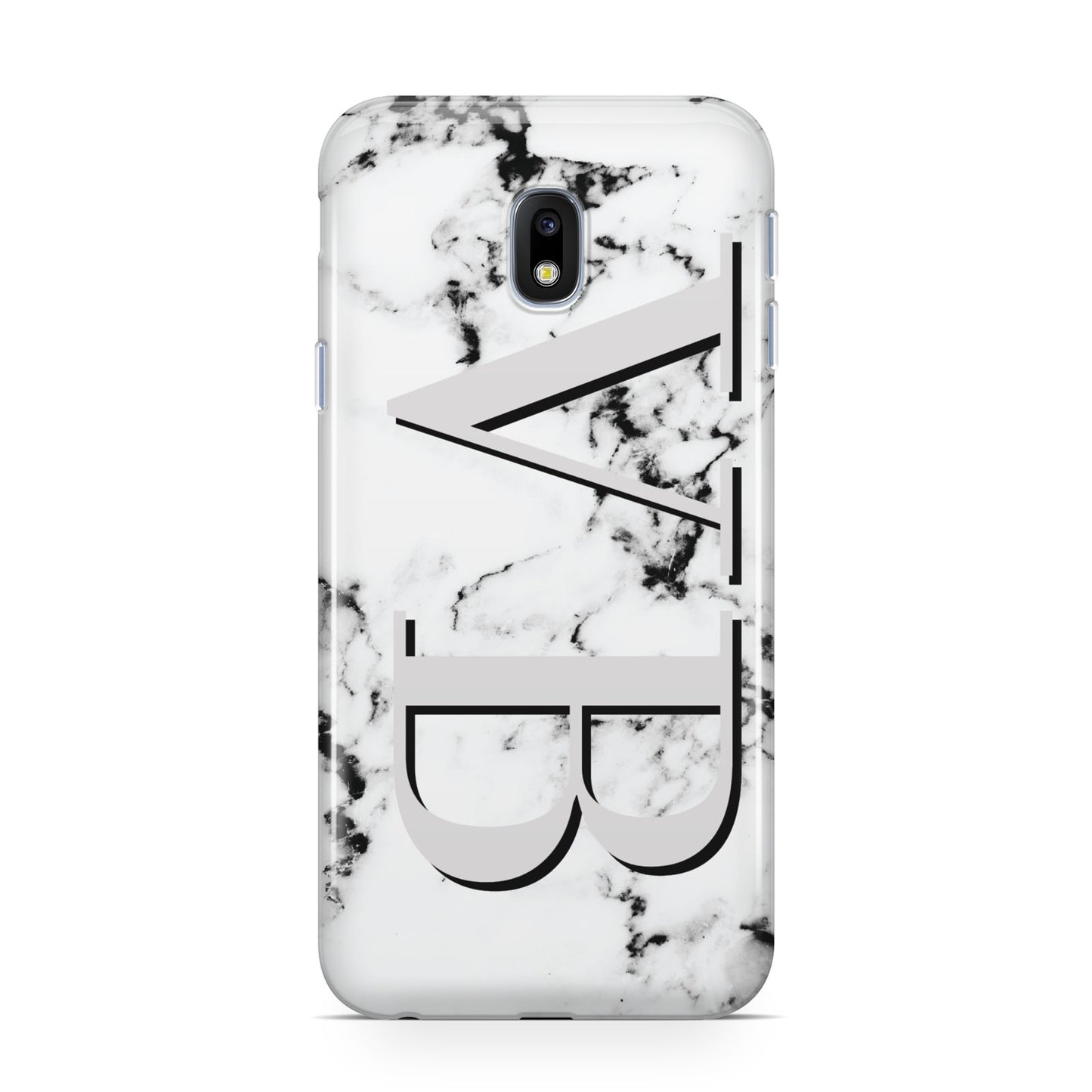 Personalised Landscape Initials With Marble Samsung Galaxy J3 2017 Case