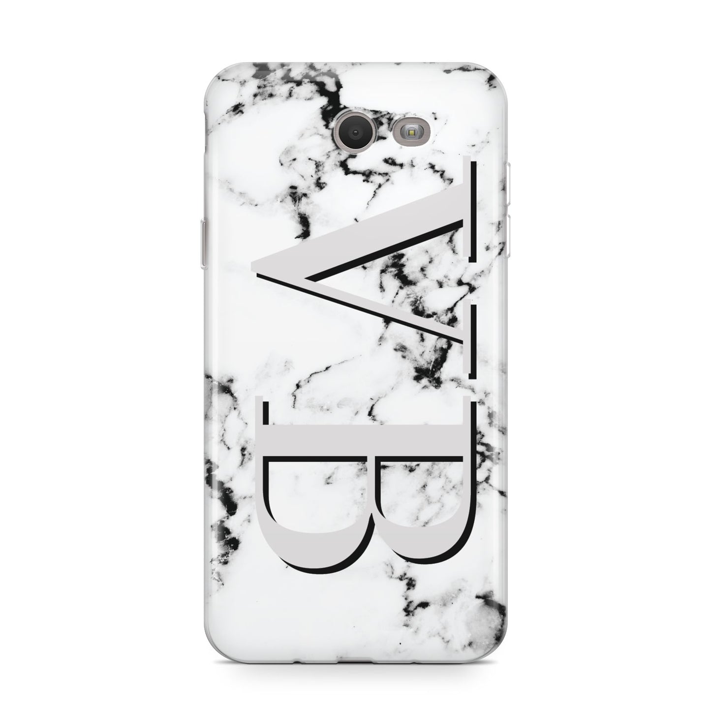 Personalised Landscape Initials With Marble Samsung Galaxy J7 2017 Case