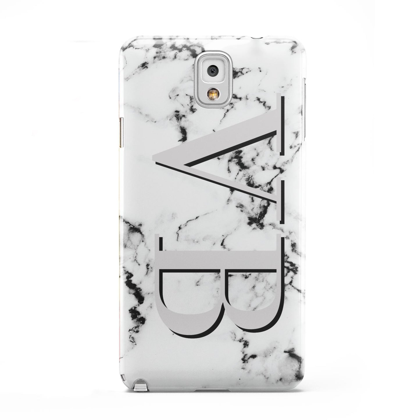 Personalised Landscape Initials With Marble Samsung Galaxy Note 3 Case