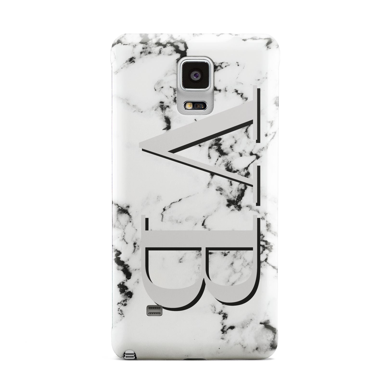 Personalised Landscape Initials With Marble Samsung Galaxy Note 4 Case