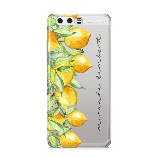 Personalised Lemon Bunches Huawei P10 Phone Case