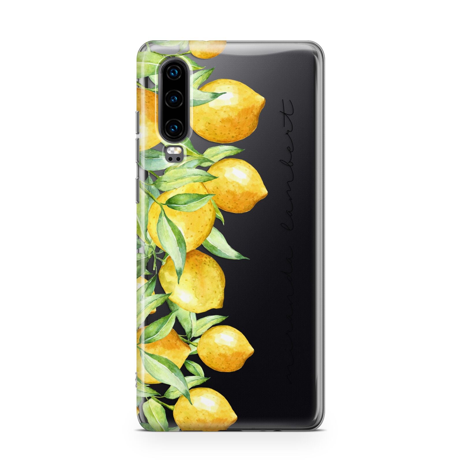 Personalised Lemon Bunches Huawei P30 Phone Case