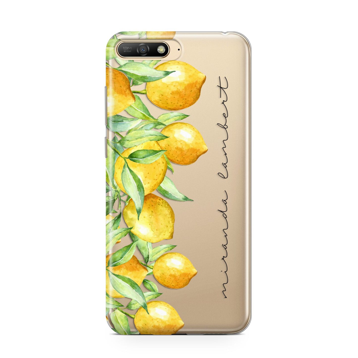 Personalised Lemon Bunches Huawei Y6 2018