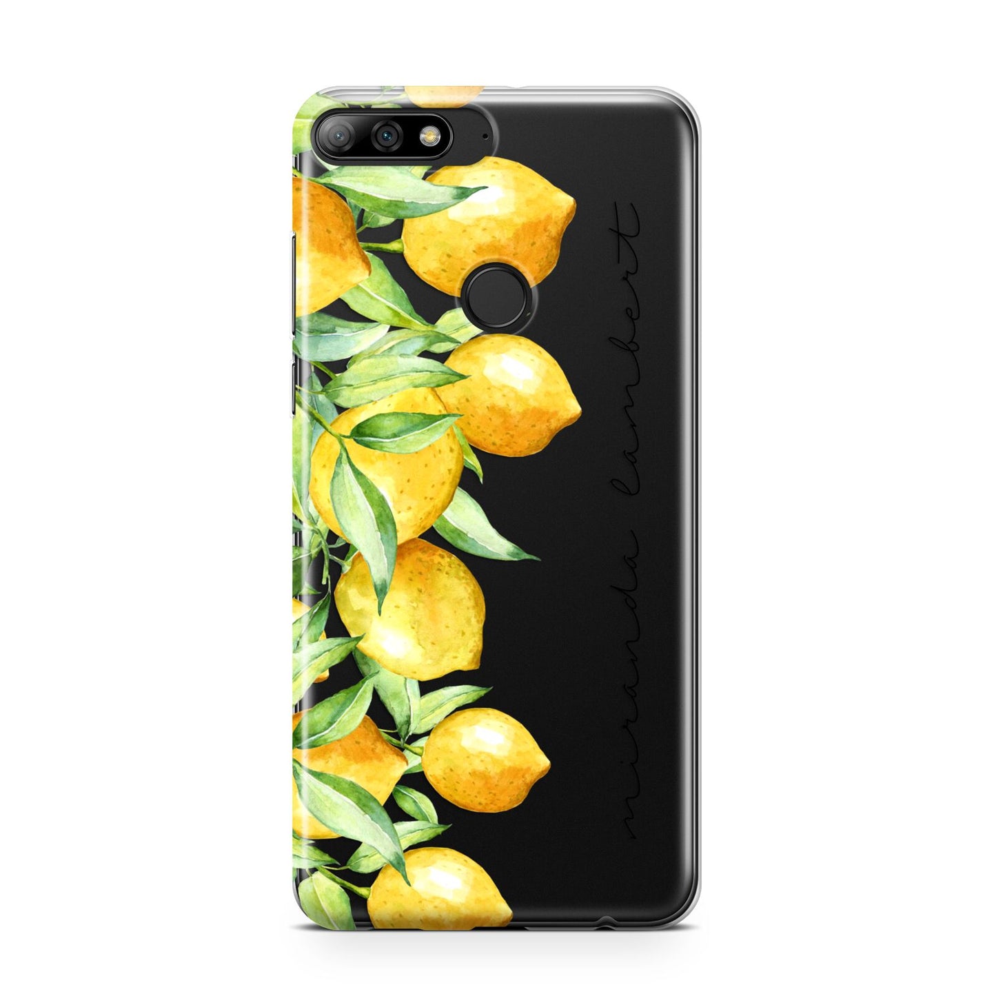 Personalised Lemon Bunches Huawei Y7 2018