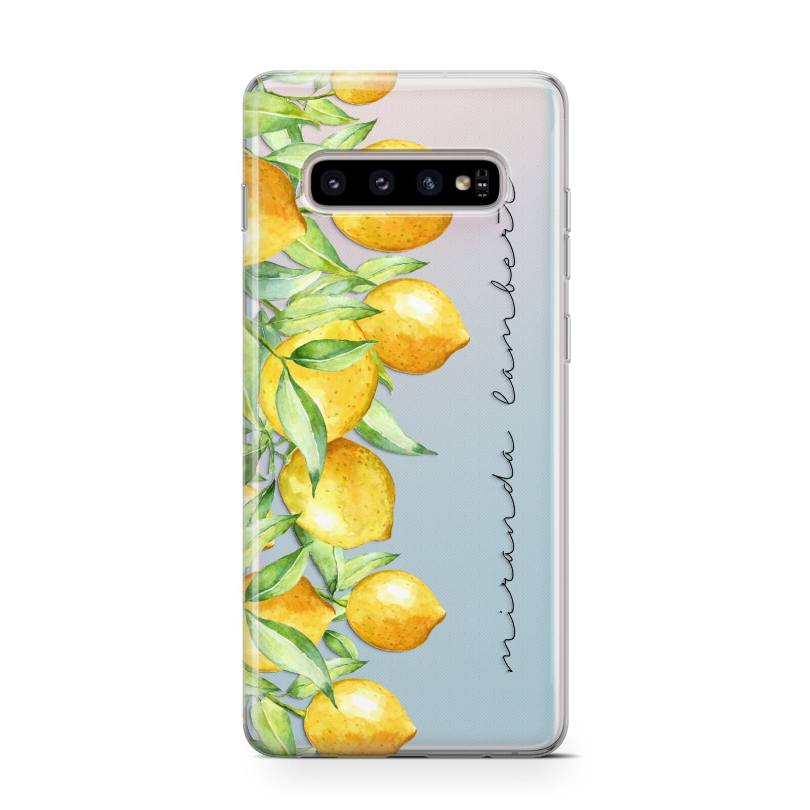 Personalised Lemon Bunches Protective Samsung Galaxy Case