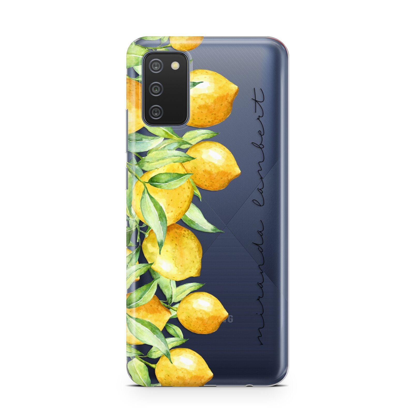 Personalised Lemon Bunches Samsung A02s Case