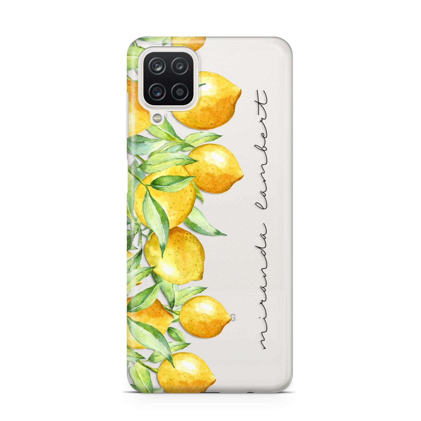 Personalised Lemon Bunches Samsung A12 Case