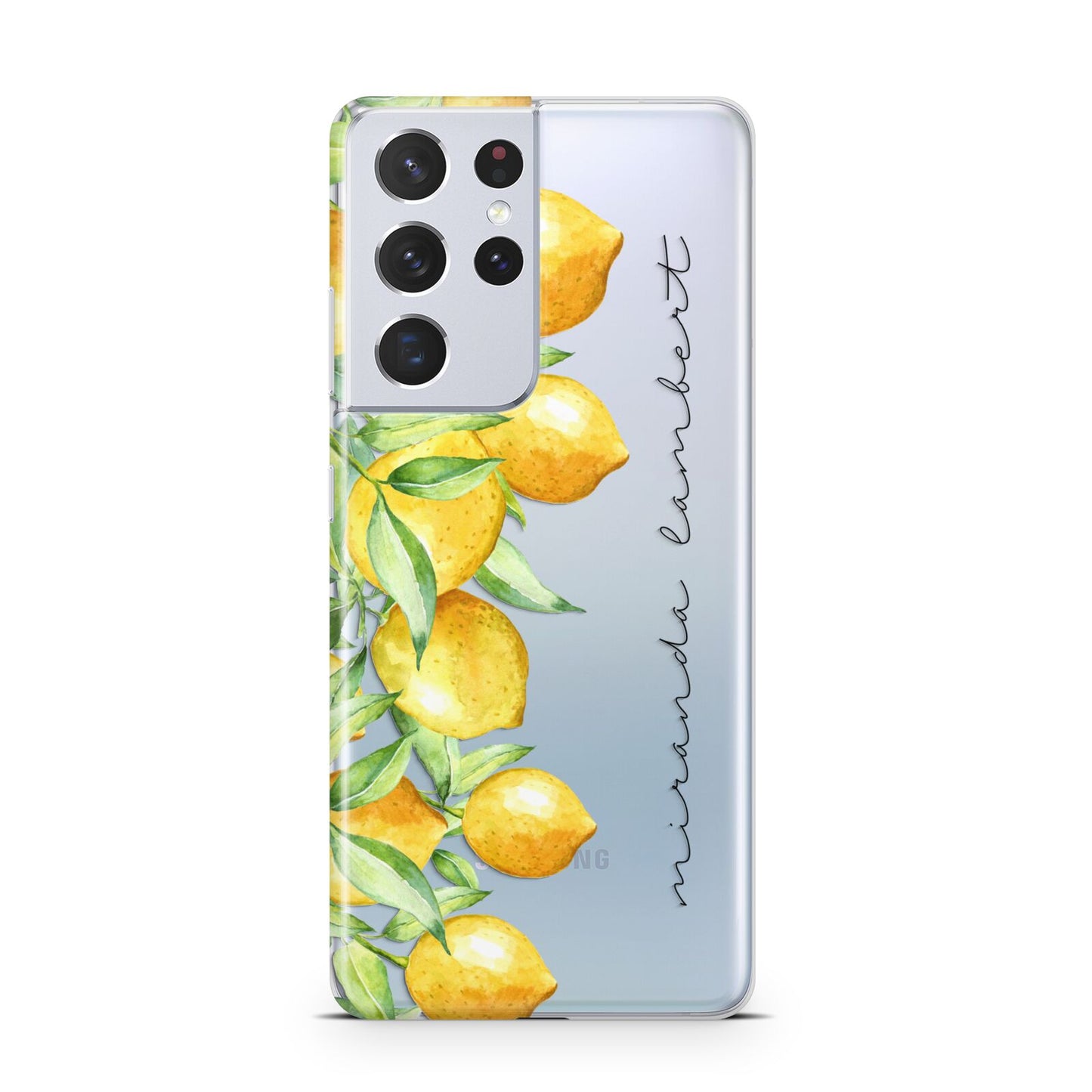 Personalised Lemon Bunches Samsung S21 Ultra Case