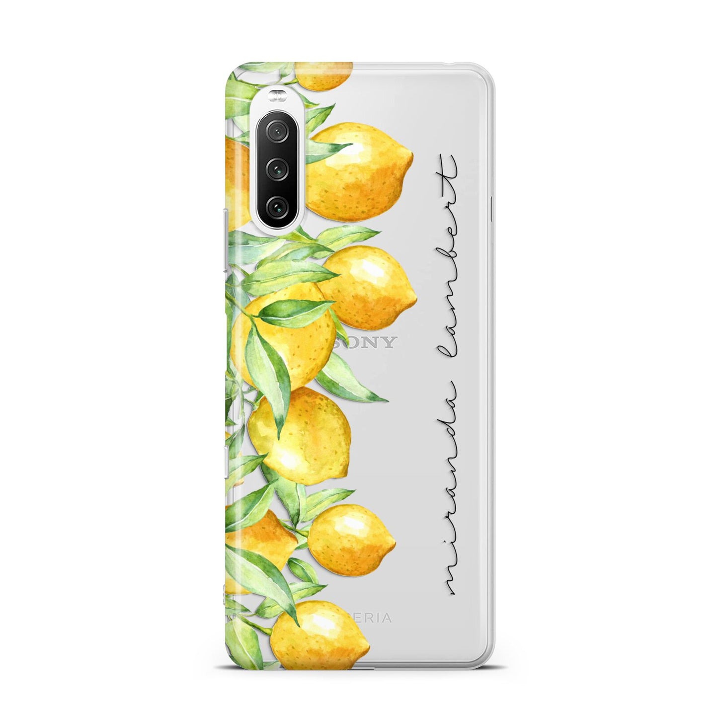 Personalised Lemon Bunches Sony Xperia 10 III Case