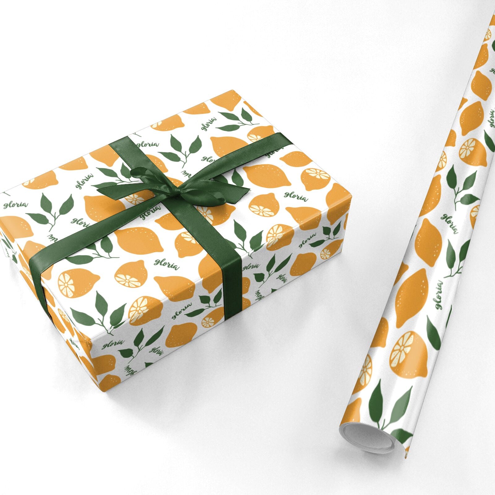 Personalised Lemon Personalised Wrapping Paper