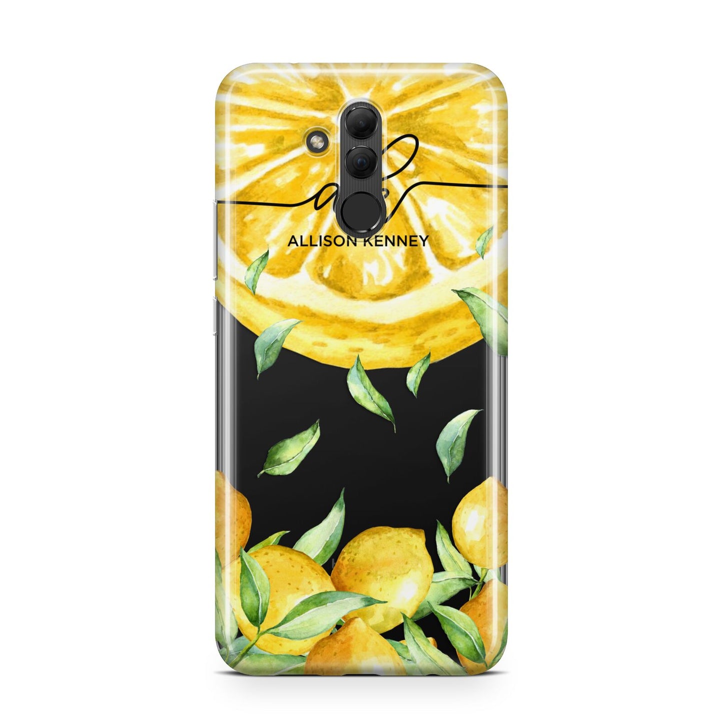 Personalised Lemon Slice Huawei Mate 20 Lite