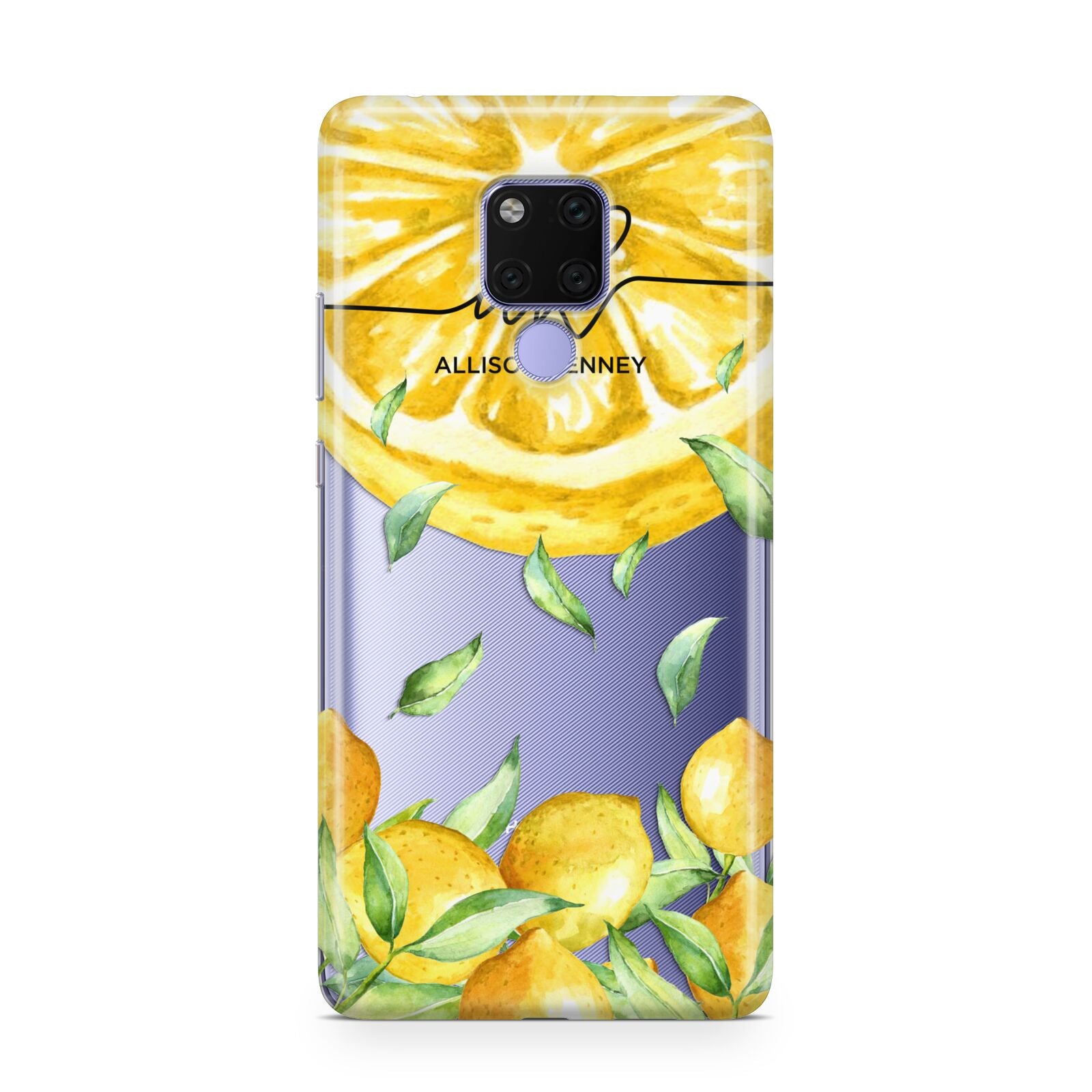 Personalised Lemon Slice Huawei Mate 20X Phone Case