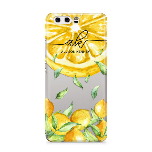 Personalised Lemon Slice Huawei P10 Phone Case