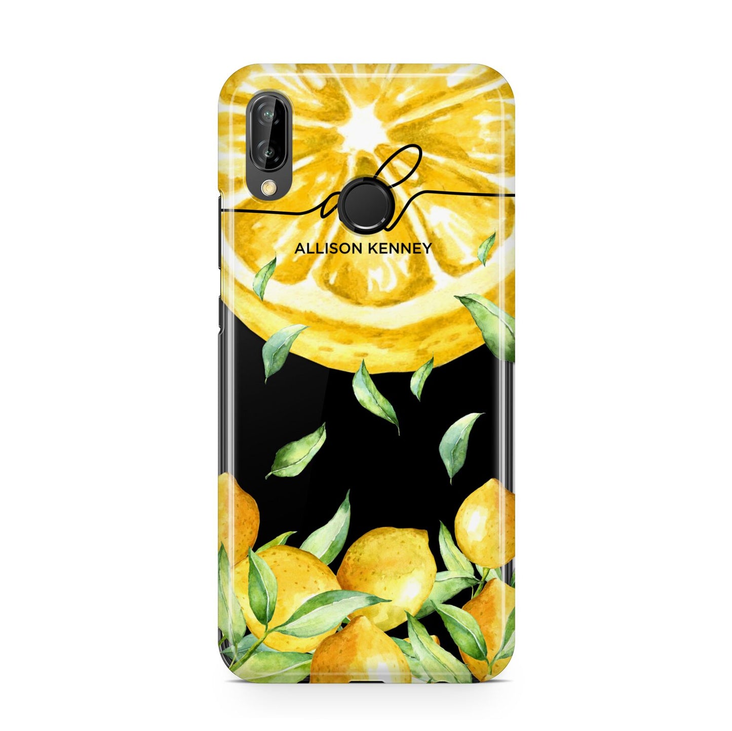 Personalised Lemon Slice Huawei P20 Lite Phone Case