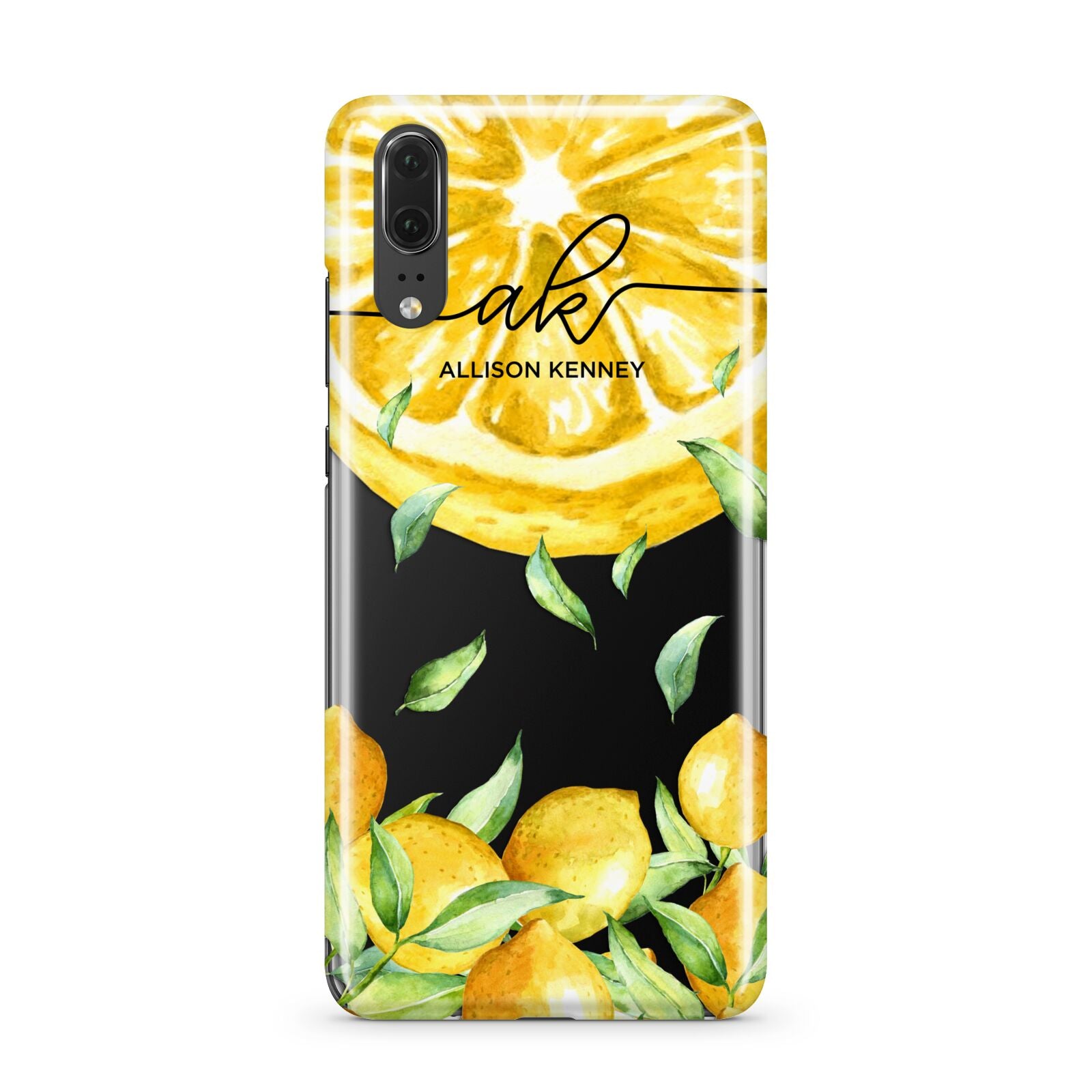 Personalised Lemon Slice Huawei P20 Phone Case