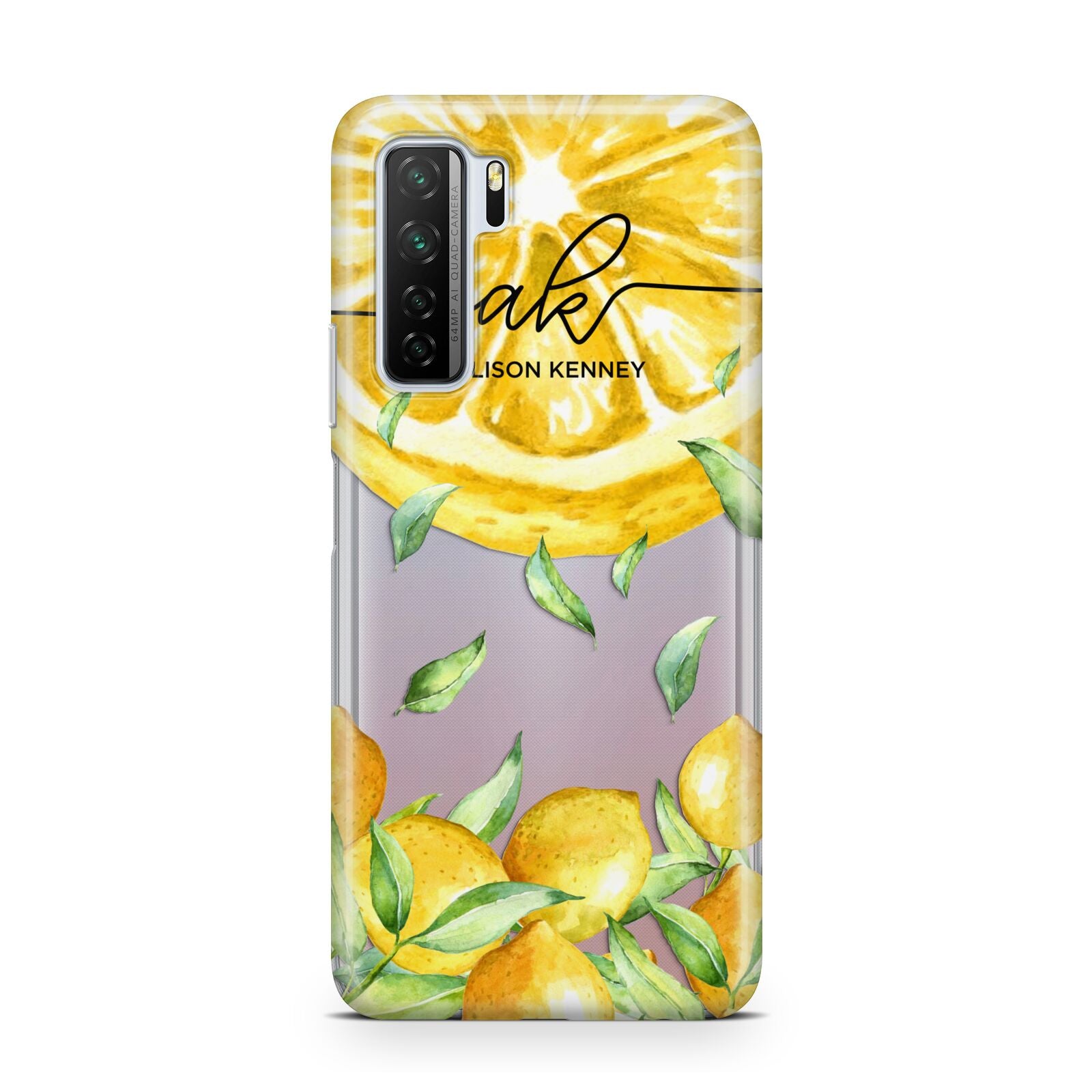 Personalised Lemon Slice Huawei P40 Lite 5G Phone Case