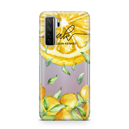 Personalised Lemon Slice Huawei P40 Lite 5G Phone Case