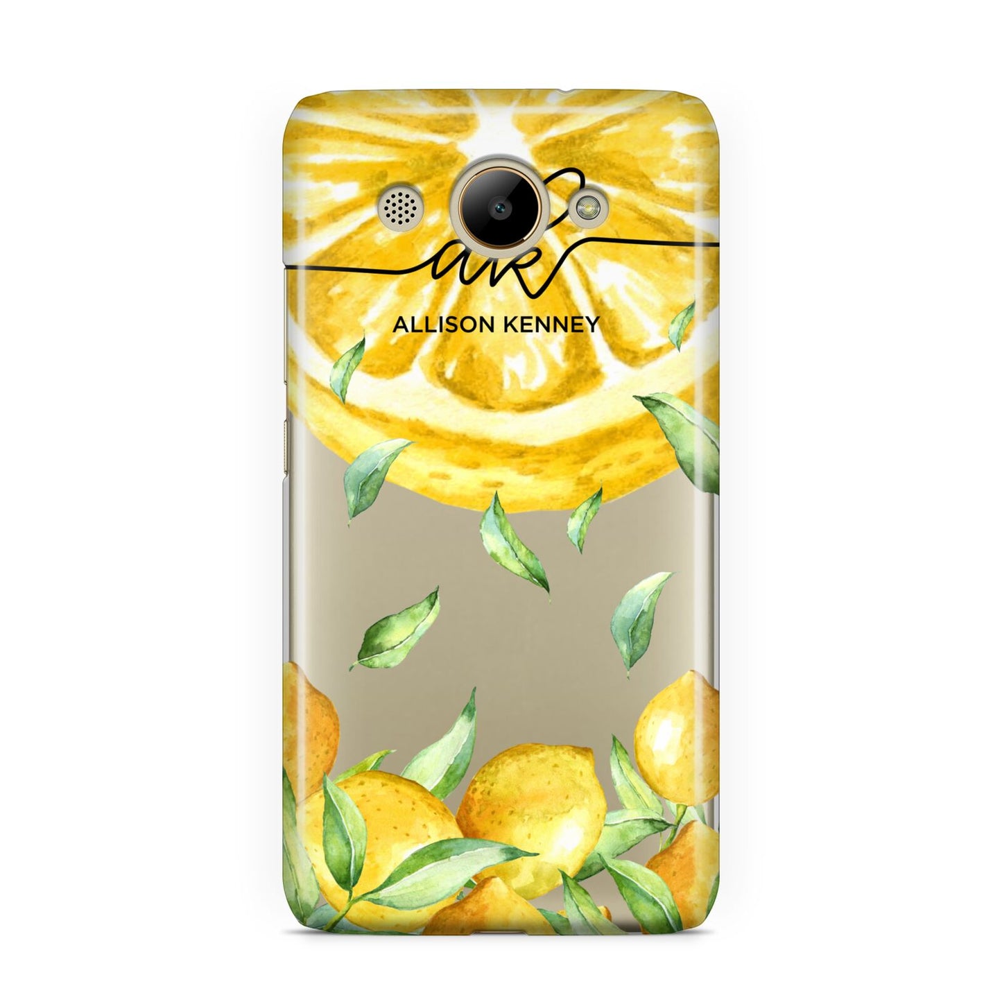 Personalised Lemon Slice Huawei Y3 2017