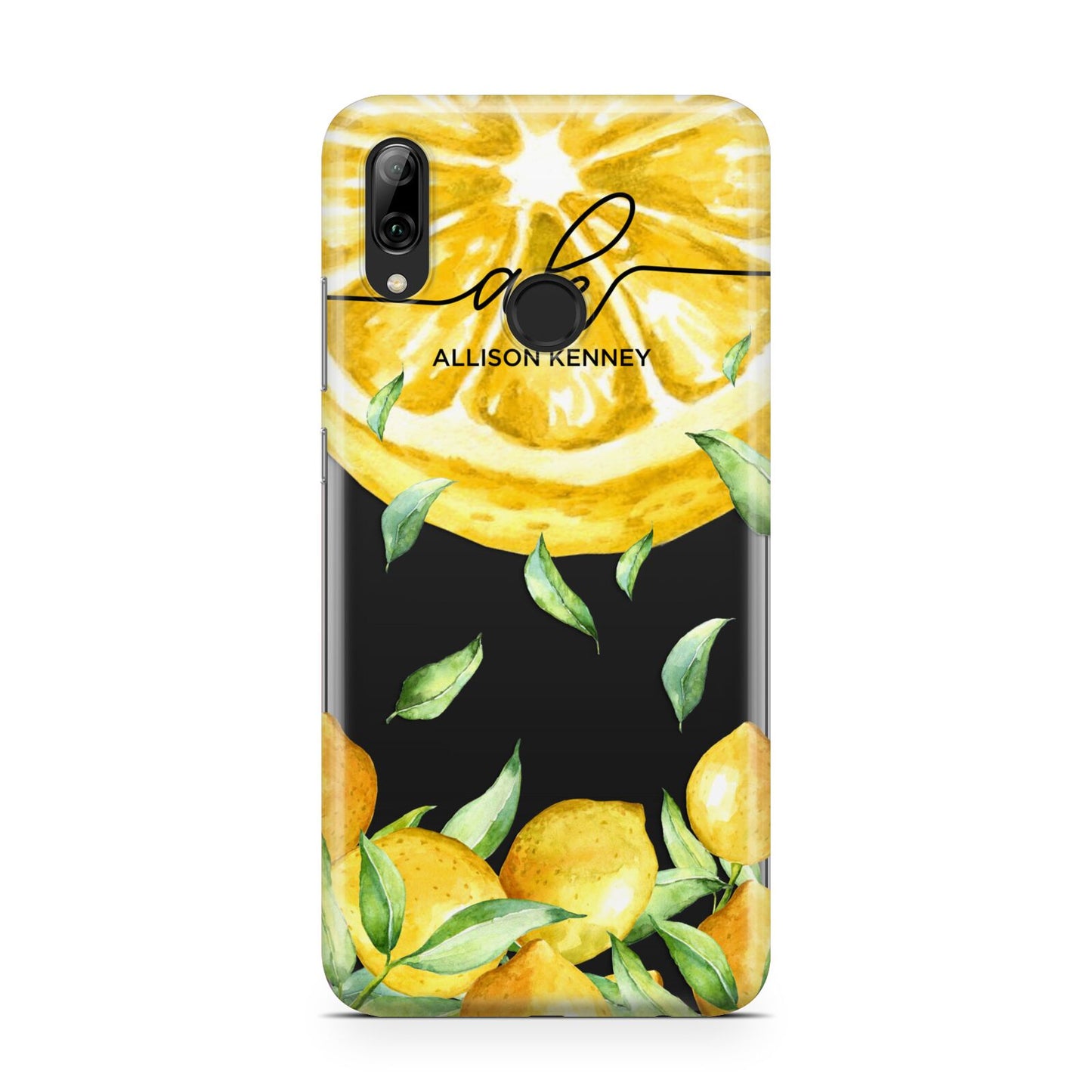 Personalised Lemon Slice Huawei Y7 2019