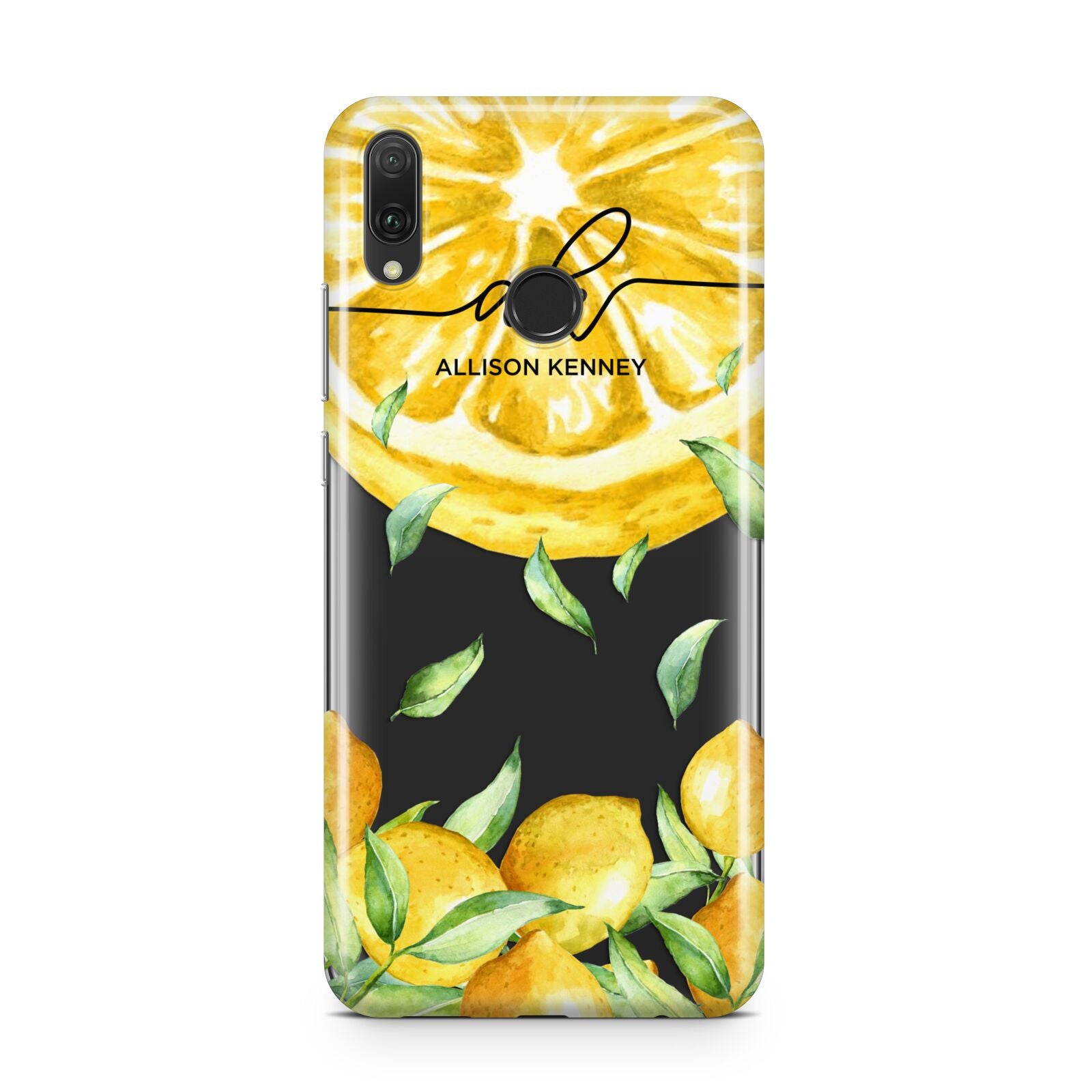 Personalised Lemon Slice Huawei Y9 2019