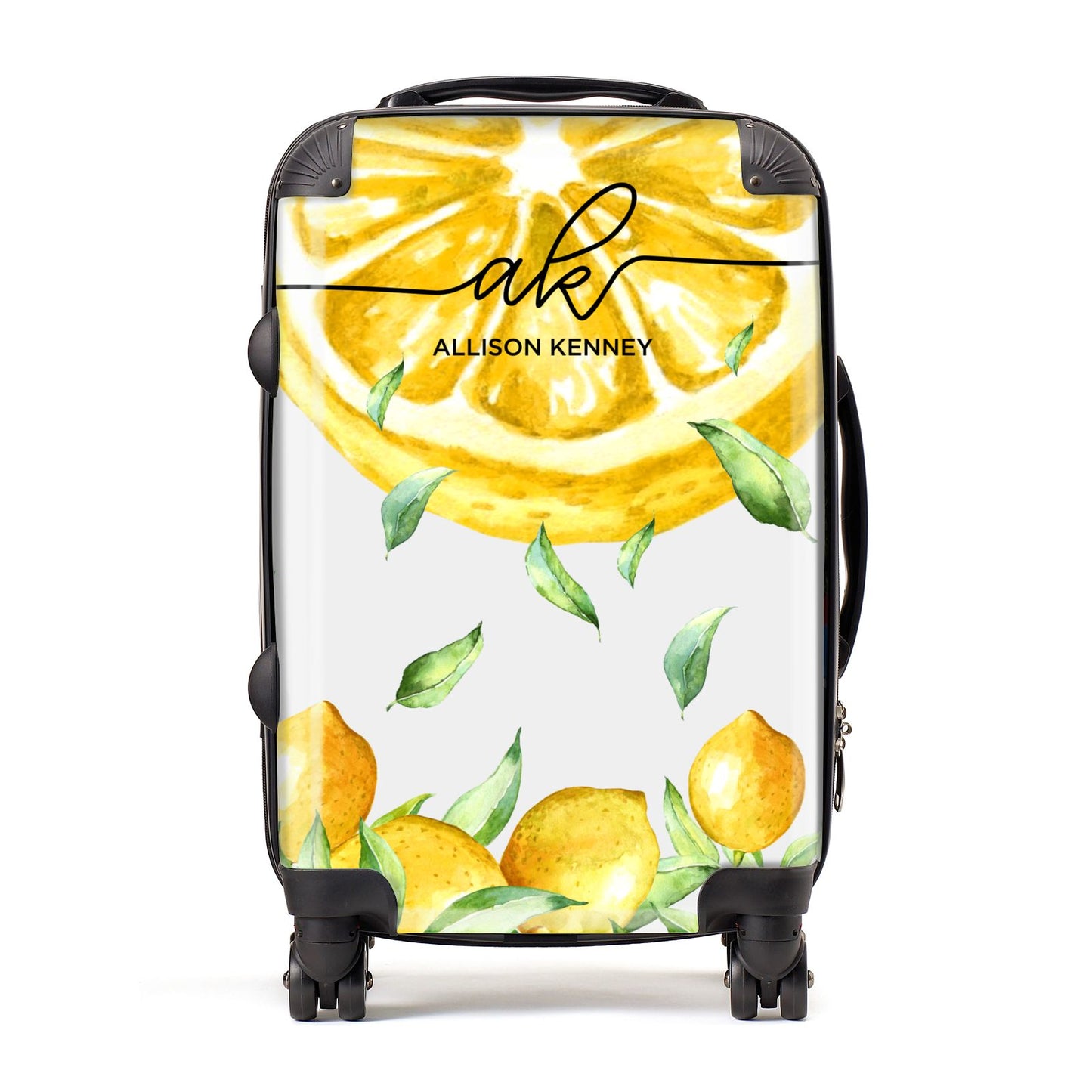 Personalised Lemon Slice Suitcase