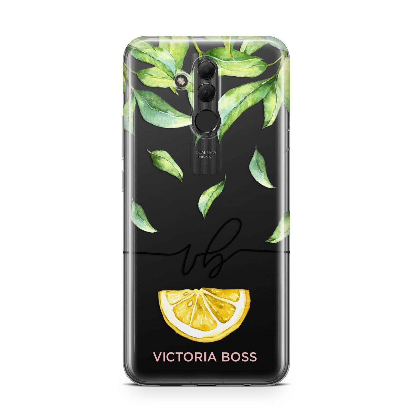 Personalised Lemon Wedge Huawei Mate 20 Lite